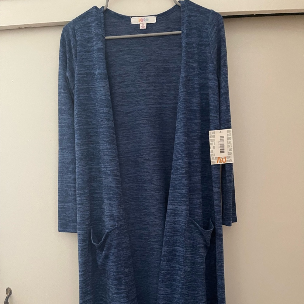 LulaRoe Sarah XS blue NWT
